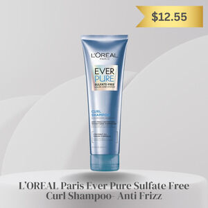 Sulfate Free Shampoo for Curly Hair, Lightweight, Anti-Frizz Hair Care